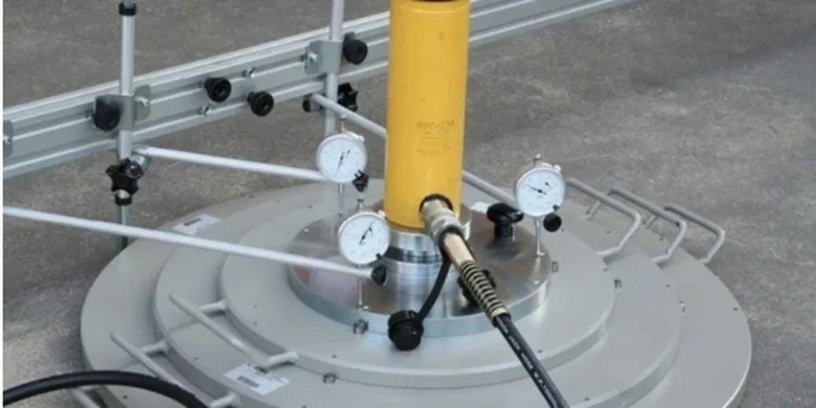 Illustrative image of Plate load test (PLT) in Brisbane